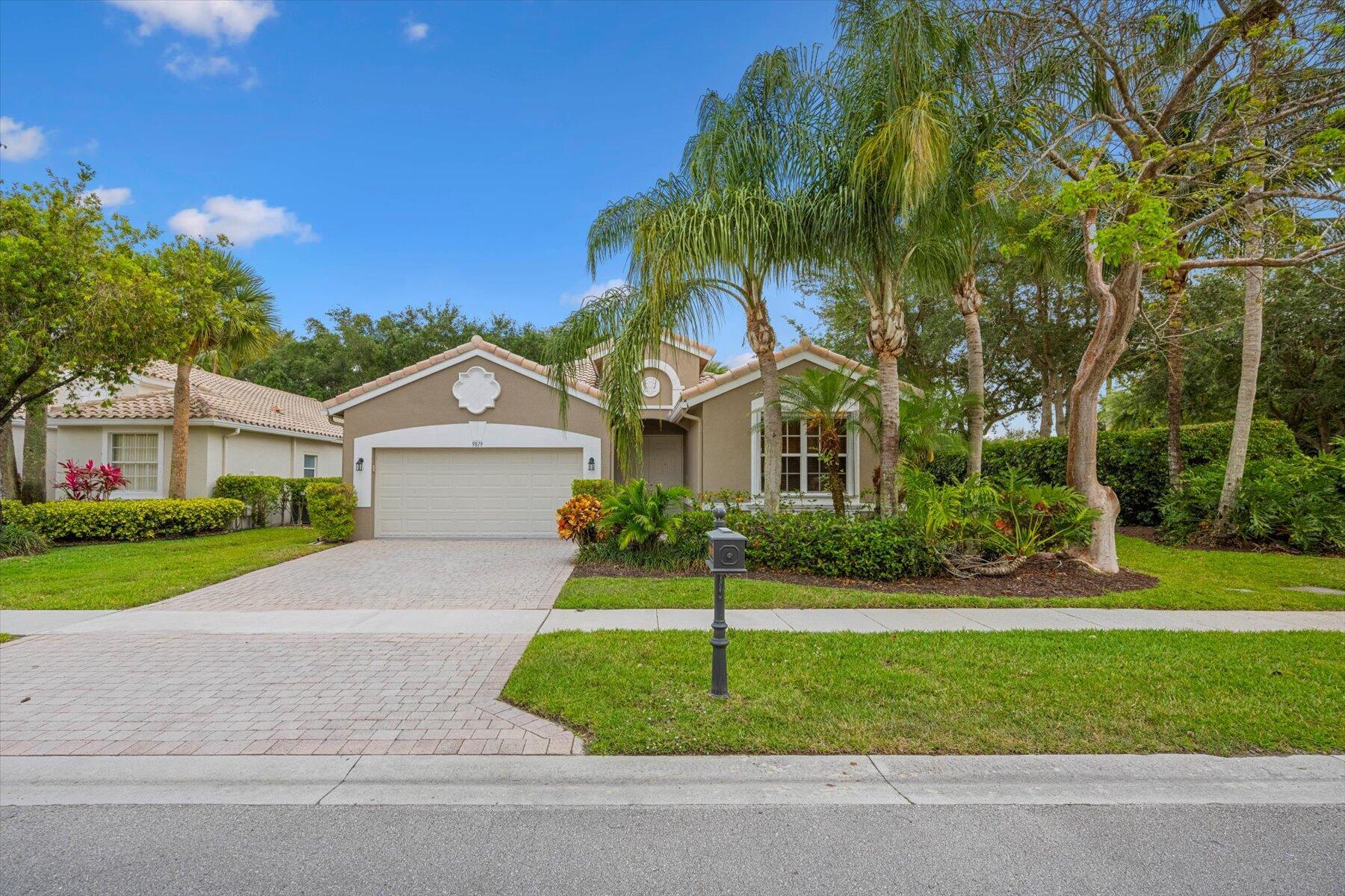 This charming home features 2 bedrooms plus a versatile den/bedroom a spacious great room, a formal dining room, and an eat-in kitchen. Designed with a split floor plan, the primary bedroom offers a tranquil retreat separate from the guest quarters. Located in the prestigious Bellagio community, this residence ensures both comfort and security with a 24-hour manned gate.The Bellagio community epitomizes resort-style living. At its heart lies a magnificent 36,000 sq ft clubhouse, where residents have access to a wide range of amenities. Enjoy events in the grand ballroom complete with a stage and dance floor, or relax in the heated indoor and outdoor pools. Stay fit in the state-of-the-art fitness center, which includes a yoga studio, and engage in friendly competition on the tennis