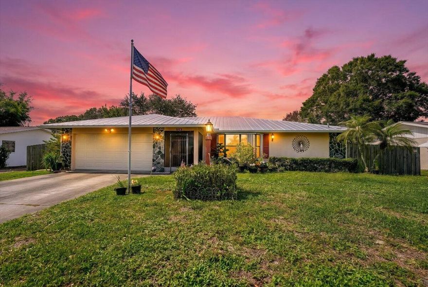 Check out this 2BED/2BATH home in Port St Lucie! 2022 ROOF and 2017 A/C! Fully fenced, installed in 2020. Split bedroom floorplan, tile flooring throughout. 2 car garage. Screened front and back patio! Close to Crosstown Parkway, easy access to I-95, the turnpike, shopping, restaurants, and entertainment. Schedule your private tour today!
