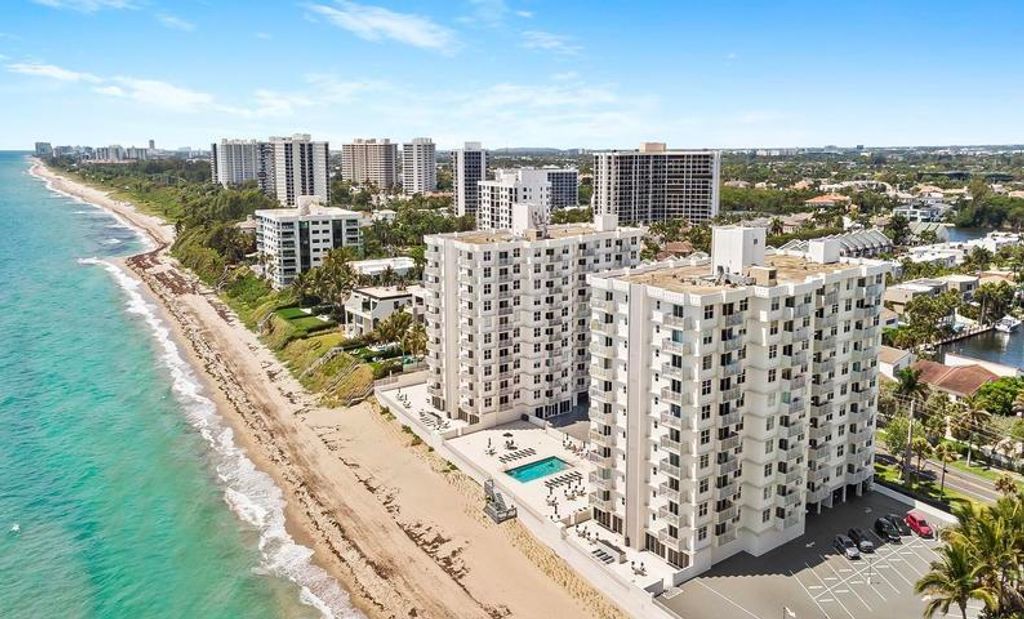 Photo of 4505 S Ocean Boulevard #303, Highland Beach, FL 33487 (MLS # B26029913)
