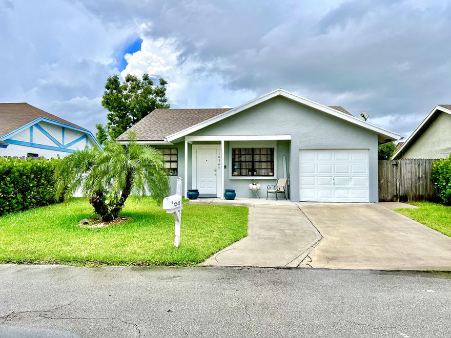 Location, Location, Location...Come and check this beautiful updated single family home, located on the most desirable area of Boca Raton,Grade A schools, fast access to Turnpike, Sawgrass, I75, close to the Boca West Hospital, shoppings and restaurants. This beautiful house features 3bed /2 baths with garage converted to a laundry / bonus room can easily be converted back. Updated kitchen with stainless steal appliances, Vinyl gray floor through living room, kitchen and hallway, bedrooms and bathrooms has tile floors.Inside was freshly painted. Closets on bedrooms were custom made so you can have more space and keep everything organized. Big U shape backyard with fruit trees and lots of space for a boat. You must see it while it last.