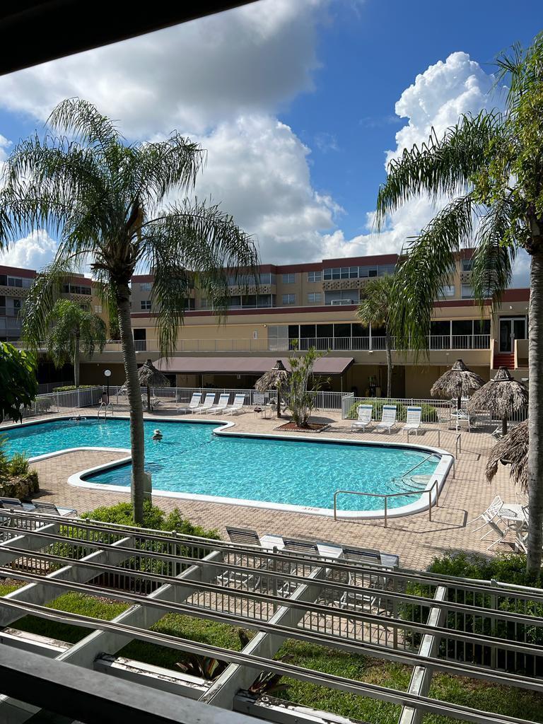Just renovated, spacious, light, & bright 1/1,5-unit condo on the 2nd floor is in a fantastic area of Plantation. Screened in patio with peaceful of views of the pool. Polynesian Gardens is pet-friendly, and has a large clubhouse, pool, bowling alley, sauna, billiard room, tennis courts, picnic area with grills, gym, auditorium, and much more! The association requires a minimum 650 credit score.