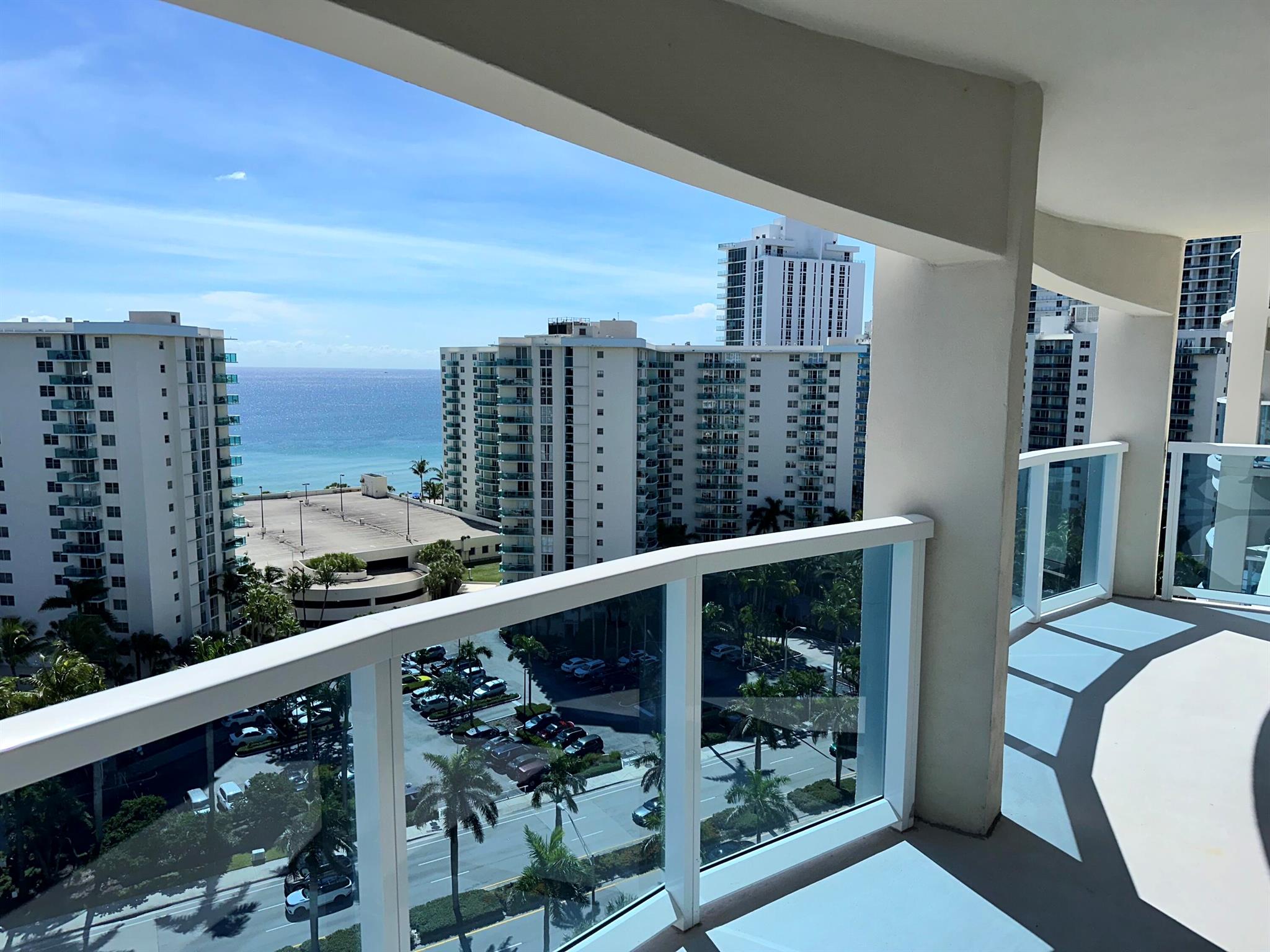 Welcome to resort-style living at The Hallmark of Hollywood. Gorgeous city, ocean and intracoastal views upon entering this spacious bright 2bed/2bath condo. Best value at Hallmark, watch sparkling turquoise waters of Atlantic, rarely available large double balcony, ready for your personal touches. Numerous amenities like heated pool directly on intracoastal, fitness center, 24-hour security, ballroom, billiards, library, pest control, courtesy shuttle to local shopping, valet, and much more. Walk to house of worship. Located across from world-renowned Diplomat Hotel, minutes to shopping, restaurants and nightlife of Ft. Lauderdale, Las Olas, Gulfstream Park, Hardrock Hotel and famous Hollywood Boardwalk. Your winter getaway or full time Florida lifestyle awaits you. 2024 A/C