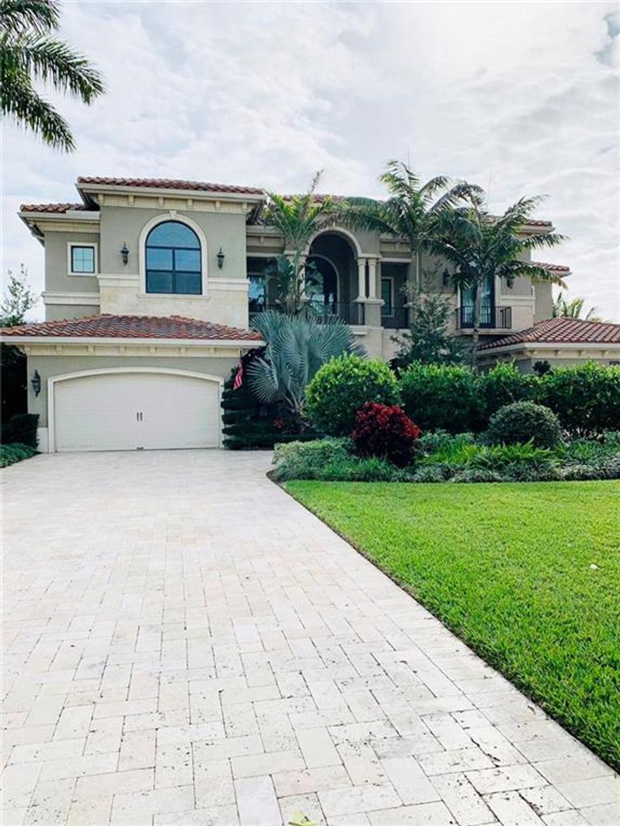*Tenant in place through May2022 paying $16.5k per month*Palazzo model situated on a quiet cul-de-sac on oversized 17ksf lot in Boca's prime address of Seven Bridges. Expansive floor plan featuring 6ensuite bedrooms, powder room, cabana bath, game room, media room, upstairs loft&relaxing living area. Upstairs master is a sanctuary with 2 walk-in closets, wet bar, his and hers water closets and direct access to covered balcony overlooking private pool and water. The backyard is your oasis! Relax in heated pool&spa and entertaining is made effortless with outdoor kitchen&lounging areas. Experience resort-like lifestyle that Seven Bridges has to offer with exquisite clubhouse&state of the art fitness center, restaurant, tennis courts, basketball courts, pool & children's areas.