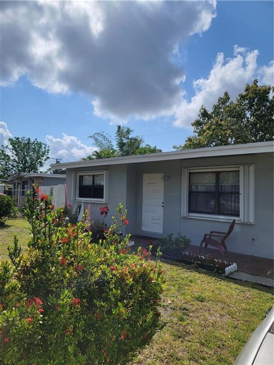 SPRING HAS SPRUNG IN THIS CORNER LOT HOLLYWOOD SINGLE FAMILY HOME! CLOSE TO THE HARD ROCK, YOUNG CIRCLE, THE BEACHES, HIGHWAYS, AND MORE! NO HOA AND NO RENTAL RESTRICTIONS, PERFECT FOR INVESTORS OR NEW OCCUPANTS. CORNER LOT, UPDATED KITCHEN, TANKLESS HOT WATER HEATER, MATURE FRUIT TREES, ACCORDIAN SHUTTERS, GAS STOVE AND MORE. BONUS ROOM THAT OPENS TO BACK YARD. TROPICAL BACK YARD WITH GORGEOUS TROPICALS AND MATURE FRUIT TREES WITH PLENTY OF SPACE TO ENTERTAIN AND ENJOY THE SUNNY SOUTH FLORIDA LIFESTYLE. CORNER LOT HOLLYWOOD SINGLE FAMILY HOME. UPDATED KITCHEN WITH GAS STOVE, ACCORDIAN SHUTTERS, CORNER LOT, TROPICAL BACKYARD AND MATURE FRUIT TREES. CLOSE TO THE HARD ROCK, HIGHWAYS, BEACHES, YOUNG CIRCLE AND MORE. NO HOA AND NO RENTAL RESTRICTIONS.