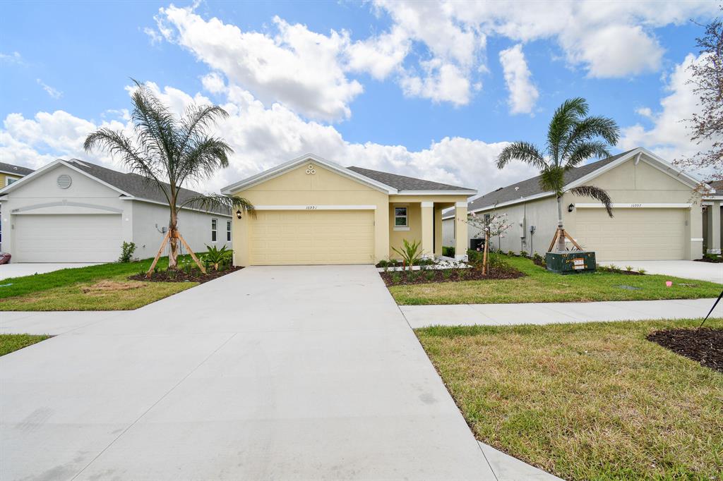 The Jemison plan has 3 bedroom, 2 bathrooms and a two car garage. This is a very open plan that offers lots of natural light. Split bedroom plan. The owners suite has a nice size master bath with walk-in closet and large shower. Covered porches on the front back of this home.