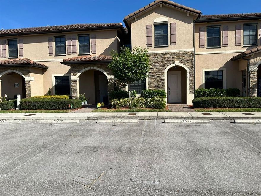 Well-maintained 3-bedroom, 2.5-bath townhome located in the desirable gated Artesa community by Lennar. Built in 2017 with upgrades throughout. Currently rented through April with a tenant paying $2,500 per month, making this a great investment opportunity with immediate income.

The community offers 24/7 security and resort-style amenities including a clubhouse, pool, fitness center, playground, basketball courts, walking trails, and more. The home features spacious bedrooms, walk-in closets, stainless steel appliances, vinyl flooring, a private patio, and an in-unit washer and dryer. Two assigned parking spaces are located directly in front of the property.

Conveniently located near major highways, shopping, and dining.
