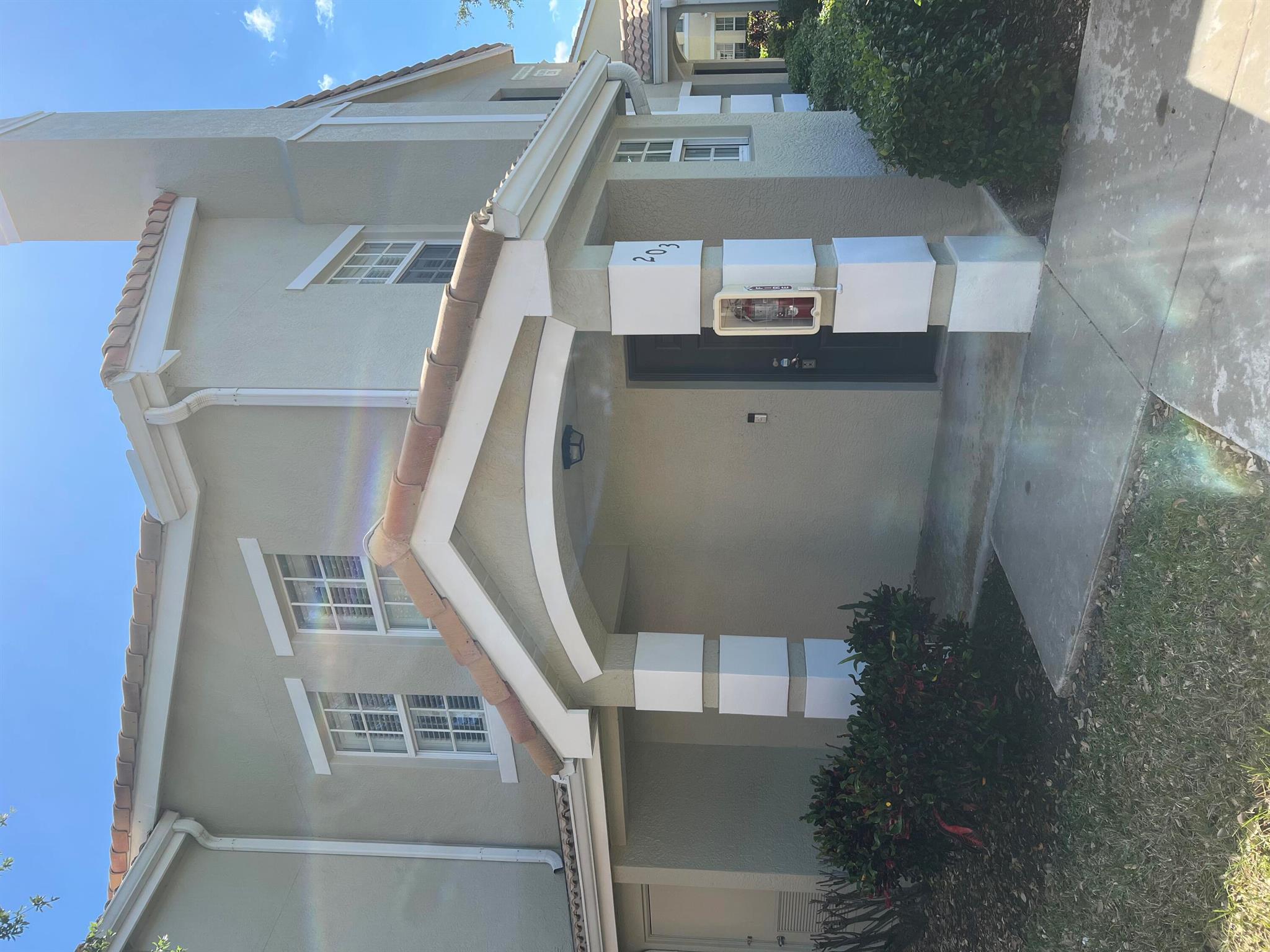 Beautiful corner two bedroom unit with lot of natural light. Kitchen has granite and SS appliances plus two pantries. Full size & washer and dryer. Open floor plan. A screen balcony that you can access from either your primary bedroom or the living room. Primary bedroom has two closets one is a walk in. Bathroom boast a large Roman tub. Secondary bedroom also has a large walk in closet. Gated community close to I95, shopping, entertainment, resturants and more. Complex has large pool with hot tub, tennis courts, playground and 24 hour fitness center. Wonderful place to call home