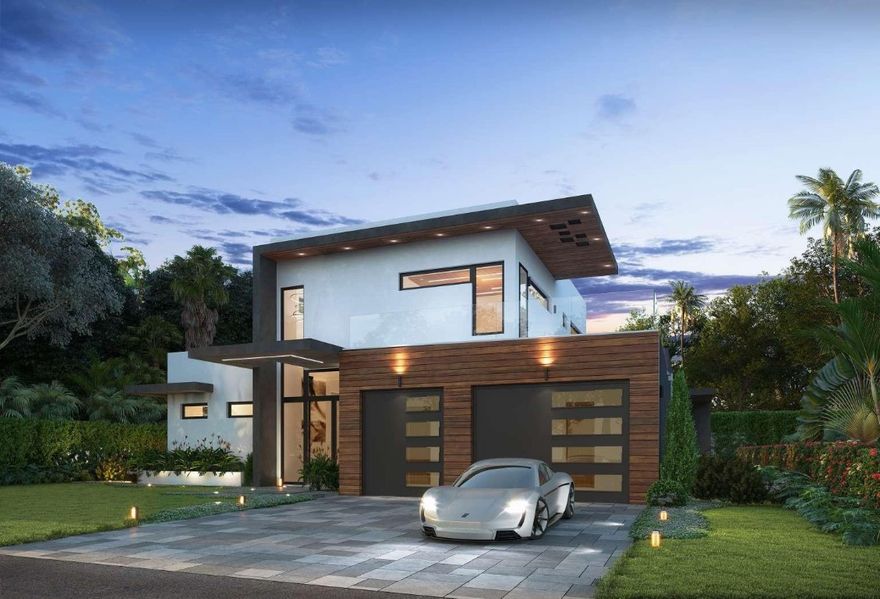 Images are illustrative renderings, not photos of the actual construction. Only the vacant land is for sale, not any structures. Rare opportunity to purchase a build-ready .25-acre lot in the highly desirable Chapel Hill neighborhood, just over the Delray Beach line. No HOA fees or restrictions. This oversized lot backs up to a large open green space with no buildings behind it. The City of Boynton Beach has permits ready for approval for a two-story modern luxury residence featuring 4 bedrooms, 4.5 bathrooms and approximately 4,500 sq. ft. under air (6,000+ total). Highlights include an in-law suite/home office on the ground floor, master suite on main level with built in coffee bar, large upstairs loft with dry bar, rooftop wraparound terrace for sunbathing and entertaining, dual laundry rooms, private pool, hot tub, cabana bath, and outdoor BBQ area with covered terraces. These NEGOTIABLE Pre-engineered plans are available for purchase saving you months of time in the planning, design, permit and demolition process. Not what your looking for?? Bring your own custom design and build the home of your dreams! SUPERIOR LOCATION just 3 miles from downtown Delray Beach and the ocean. Conveniently located near I-95, Bethesda Hospital, top rated private schools and much more. Don't miss out on this unique opportunity!