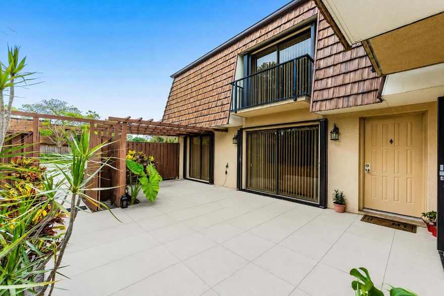 Welcome to this beautifully maintained townhome in the desirable community of Sherwood Lakes. Proudly owned and cared for by the same owner for nearly 30 years, this well kept home features 2 bedrooms upstairs plus a spacious downstairs office that can easily be converted into a 3rd bedroom. The home also offers a large walk-in primary closet, refaced kitchen cabinets, brand new LG appliances including the refrigerator, dishwasher, washer, and dryer, and a private fenced-in patio perfect for relaxing or entertaining. For added peace of mind, the property is equipped with full accordion hurricane shutters, making storm preparation quick and stress free. Sherwood Lakes offers an incredible lineup of amenities including a heated Olympic-size swimming pool, kiddie pool, playground... SEE MORE tennis courts, basketball courts, racquetball courts, and scenic lakes throughout the community. The low HOA fee covers roof maintenance and repairs, building insurance, lawn care, water, trash removal, and common area maintenance, making for easy, low-maintenance living.    Conveniently located near shopping, medical facilities, parks, and major highways, this home combines comfort, flexibility, and value in a prime central location.    All information pertaining to the property is deemed reliable, but not guaranteed. Information to be verified by the Buyer. Be advised that cameras may exist recording audio and video inside/outside the property, such as ring doorbells. Photos are digitally enhanced and could be altered, please verify.