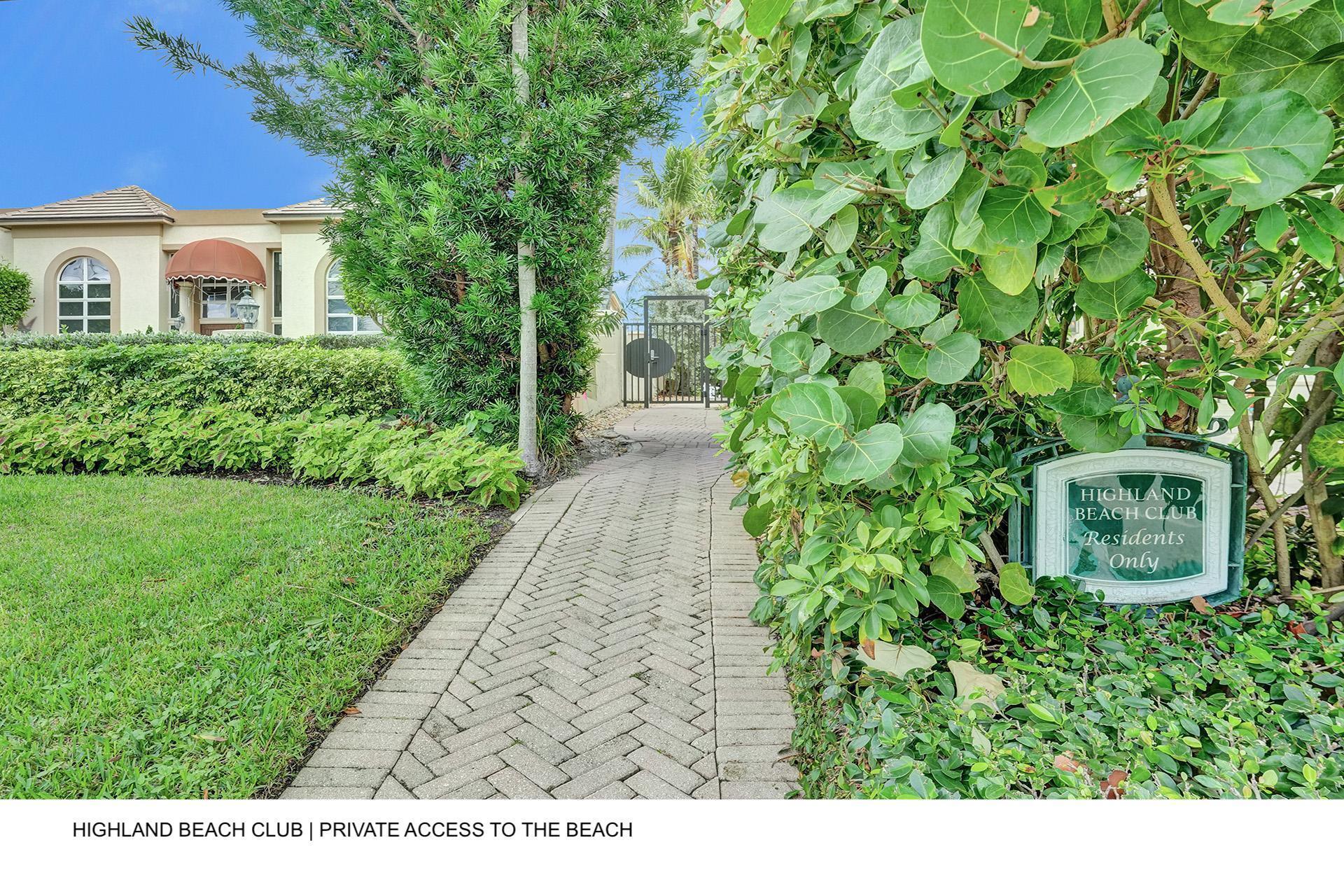 HIGHLAND BEACH CLUB CONDO - Residential Lease