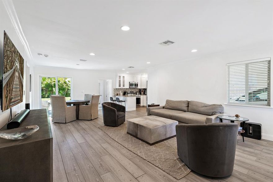 Available for Rent; unfurnished. Mid-Century Modern home on a huge lot in the desirable ''SoSo'' neighborhood of coastal West Palm Beach. East of Olive Ave. on a quiet street, this home features 3 beds, 2 baths, wood-look flooring, updated kitchen w/ new appliances, new washer/dryer, new tankless water heater, 2013 AC, impact windows, covered carport, covered porch, & fenced backyard. Walk or ride your bike to the new tennis center, South Olive Park, local restaurants, & more. Take a stroll along the Intracoastal Waterway/Flagler Drive. Minutes to beaches, downtown, world-class dining/shopping, Worth Ave, Brightline Station, PBI airport, & much more. Being rented Unfurnished/Annually. Pets are OK. 1st, last, security & background/credit check to move-in.