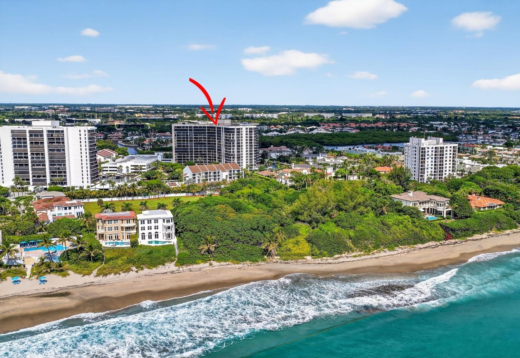 Experience luxury coastal living in this fully renovated 3-bedroom, 2.5-bath Southeast corner 6th floor condo in exclusive Braemar at Boca Highland. 2,665 total sqft of refined comfort, this light-filled home features impact glass windows, tile floors & a spacious open living & dining area. The sleek kitchen boasts quartz countertops, wood cabinetry & an eat-in nook with captivating views. Enjoy a wraparound balcony overlooking the ocean, marina & pool, plus a large primary suite including double dressing, large bathroom with separate tub & shower. Nestled in gated Boca Highland, residents enjoy a private oceanfront beach club, tennis courts, fitness center, 24-hour concierge & more. Move-in ready, this rare offering blends luxury, serenity & a vibrant, resort-style lifestyle on scenic A1A
