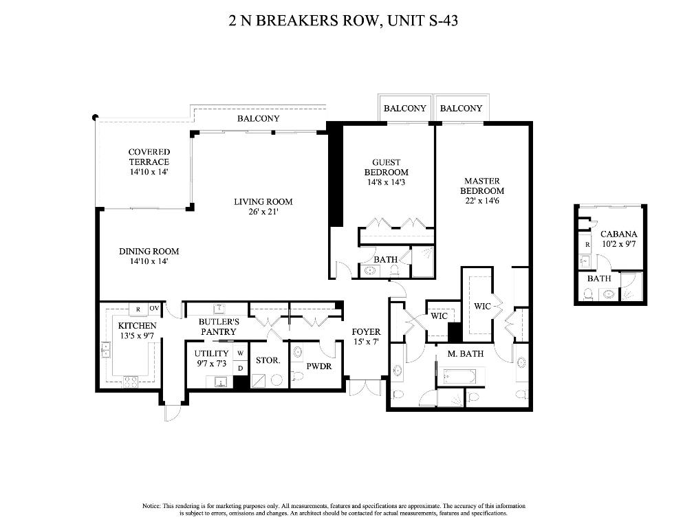TWO NORTH BREAKERS ROW CONDO - Residential