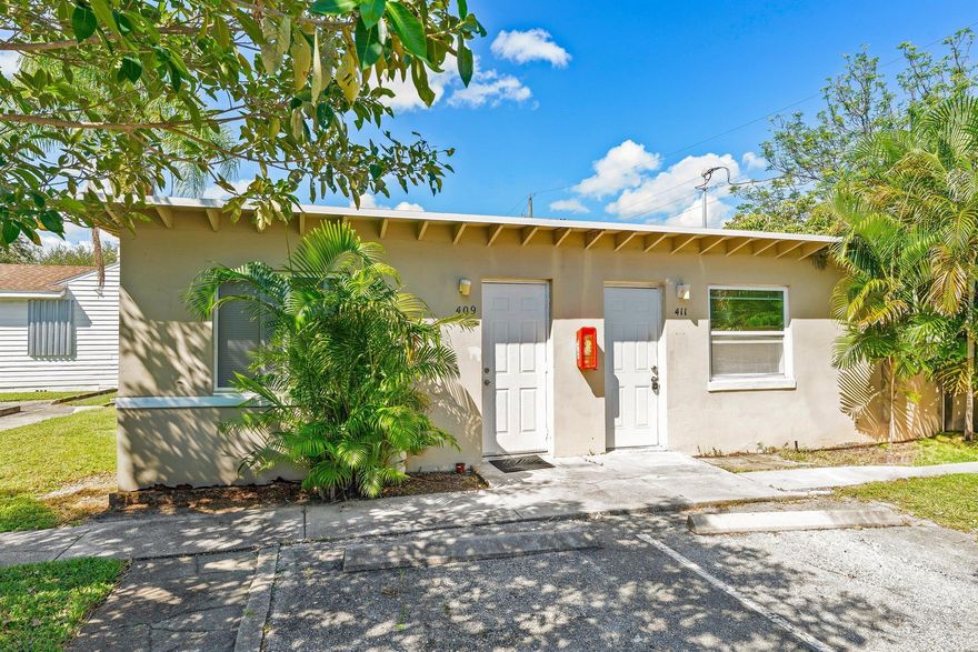 NEWLY RENOVATED - GREAT LOCATION - NO HOA! This spacious studio apartment is nicely located just a short distance to the beach! Close to churches and great schools, and a short drive to downtown West Palm Beach, Palm Beach International Airport and Palm Beach Proper! This unit has nice floors, good closet space and an abundance of natural light. The community is very quiet and being improved continuously. This is an extremely versatile space.