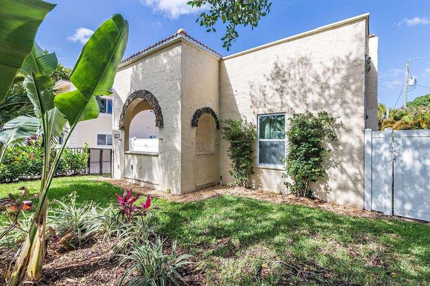 This 1928 mediterranean 3 bed 3 bathroom home located in the highly sought after Sunshine Park, boasts newer renovations, including new roof, updated electrical and plumbing, kitchen, floors and door and trim package all less than two years old. 
A spacious and gated side driveway with your own mango tree opens to a private back yard large enough for a small pool. (pool rendering available upon request.

This home shoes beautiful, is turn-key move in ready, and within minutes to all the best of the Palm Beaches including walking distance to Bedners market and many popular restaurants. It's a must see!