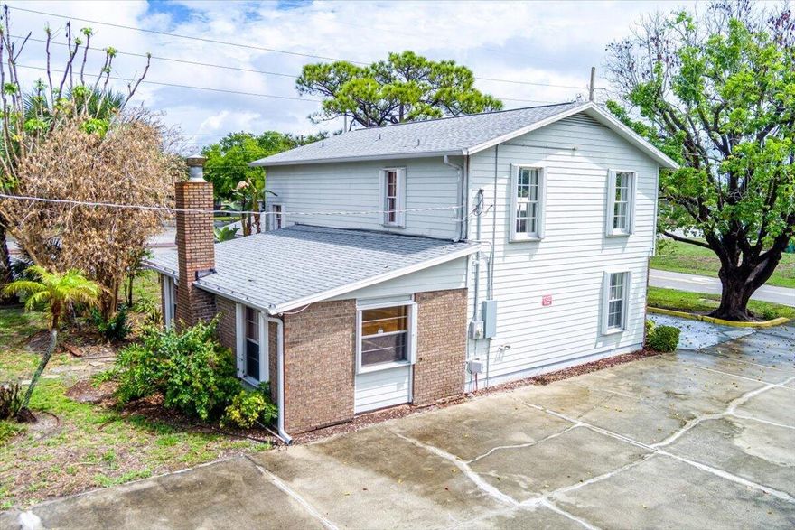 Well-maintained property with numerous upgrades including newer roof, new A/C, new doors, upgraded kitchen and carpet, and fresh interior paint. The 2,384 SF building is currently configured for office use, offering immediate income potential or owner-user opportunity. Located on Port St. Lucie Blvd with strong visibility and access. Zoned Limited Mixed Use (LMD), allowing for professional office, multi-family residential (up to 11 units per acre), and limited retail or restaurant uses (generally up to 5,000 SF, no drive-thru), providing long-term redevelopment potential. Buyer to verify all zoning and permitted uses with the City.