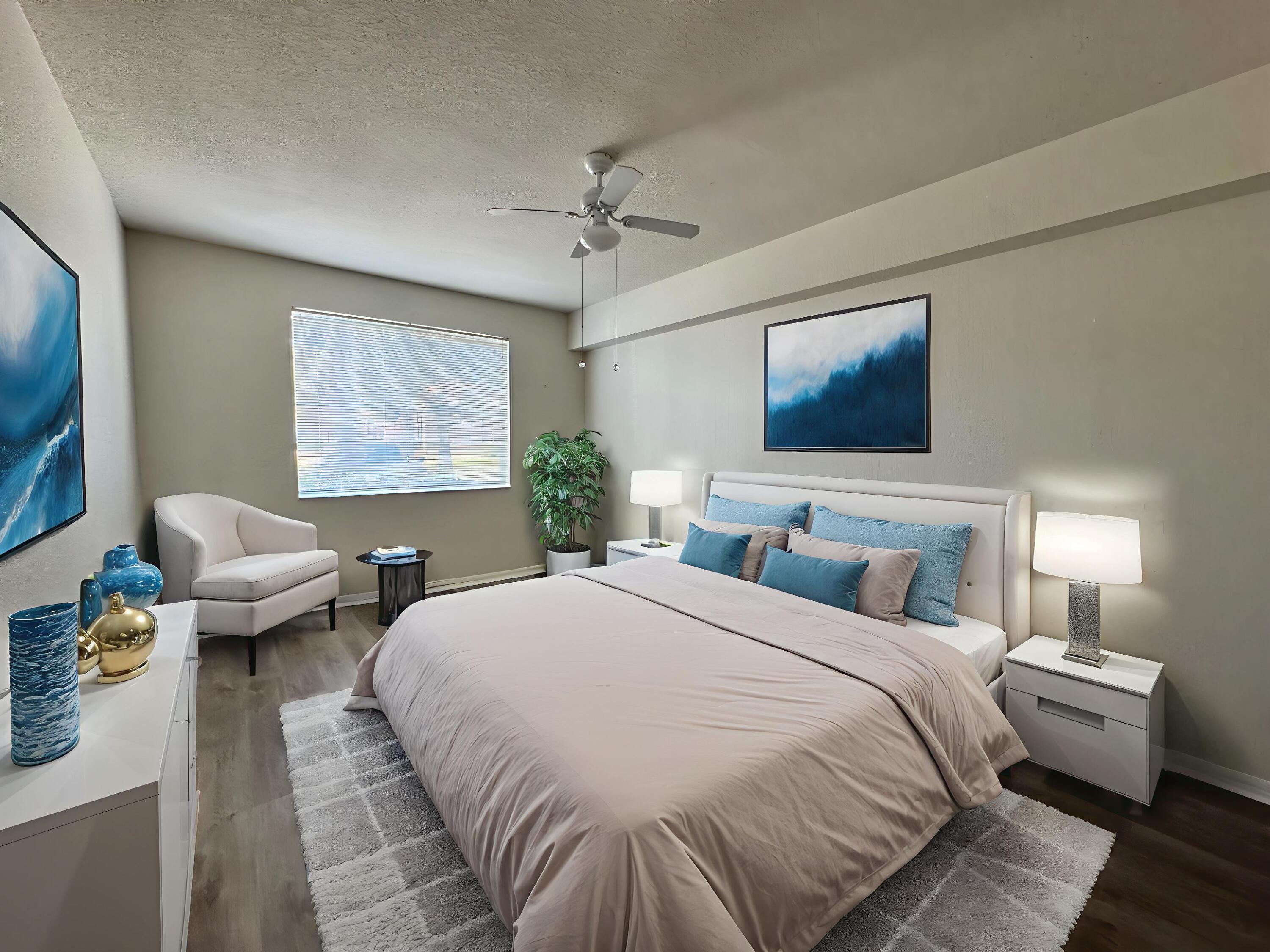 AVAILABLE NOW. Ground-floor condo in the gated community of Legacy Place! This spacious unit features a large kitchen, dining area, open living room, and dual primary suites with en-suite baths and walk-in closets. Water included in rent. In-unit washer and dryer. Large patio. Resort-style amenities include a pool, hot tub, tennis courts, fitness center, clubhouse, playground, and outdoor grills. Fast HOA approval makes for an easy move-in. Legacy Plaza is connected to the community, offering EOS Fitness, Barnes & Noble, Total Wine, dining, and more. Enjoy convenience and luxury all in one location! Some photos are virtually staged.