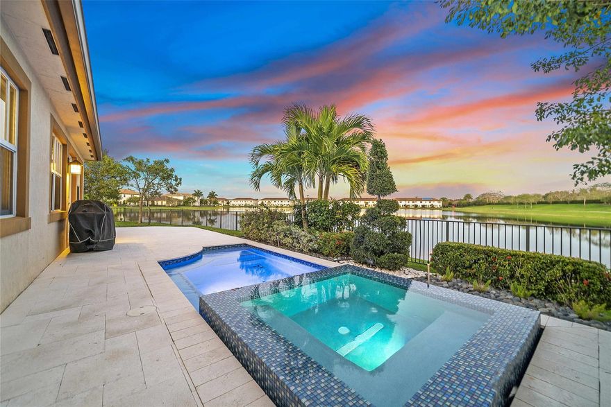 Best Opportunity In All Of MiraLago & West Parkland! Carlyle Model w/4 Beds + 3 Baths, w/Pool & Spa On Cul-Del-Sac & Pie Shaped Waterfront Lot! Open Kitchen w/Granite Counters, Island, & Tile Backsplash, White Wooden Cabinets, Gas Cooking, Dual Wall Ovens & GE Stainless Steel Appliances. Primary Suite Features His & Hers Walk-In Closets, Glass-Enclosed Shower, Jetted Tub, Dual Sinks, & Granite Counters. Impact Windows & Doors, Ceramic Tile In Main Areas, & Plantation Shutters Throughout. Huge Fenced In Backyard Oasis, Upgraded Landscaping, Extended Pavers, Pool Area w/Overflowing Spa Overlooking Lakeside Views Perfect For Entertainment. 24-Hour Guard Gated Community, Resort Style Amenities, Clubhouse, Fitness Center, Pool, Spa, Tennis, Basketball & Close To Parkland's A+Rated Schools.