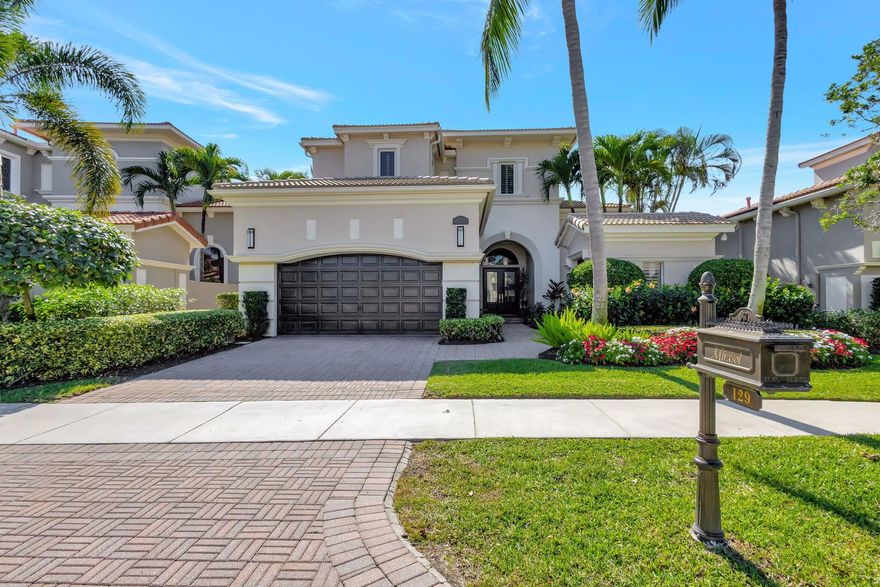 Welcome to an exquisite contemporary home, professionally designed residence in the prestigious Country Club at Mirasol. This home seamlessly blends soft contemporary elegance with an open and inviting floor plan, creating a refined yet comfortable living experience. From the beautifully laid porcelain flooring to the striking wood and cable staircase, every detail has been thoughtfully curated to enhance both style and function. Golf Membership.