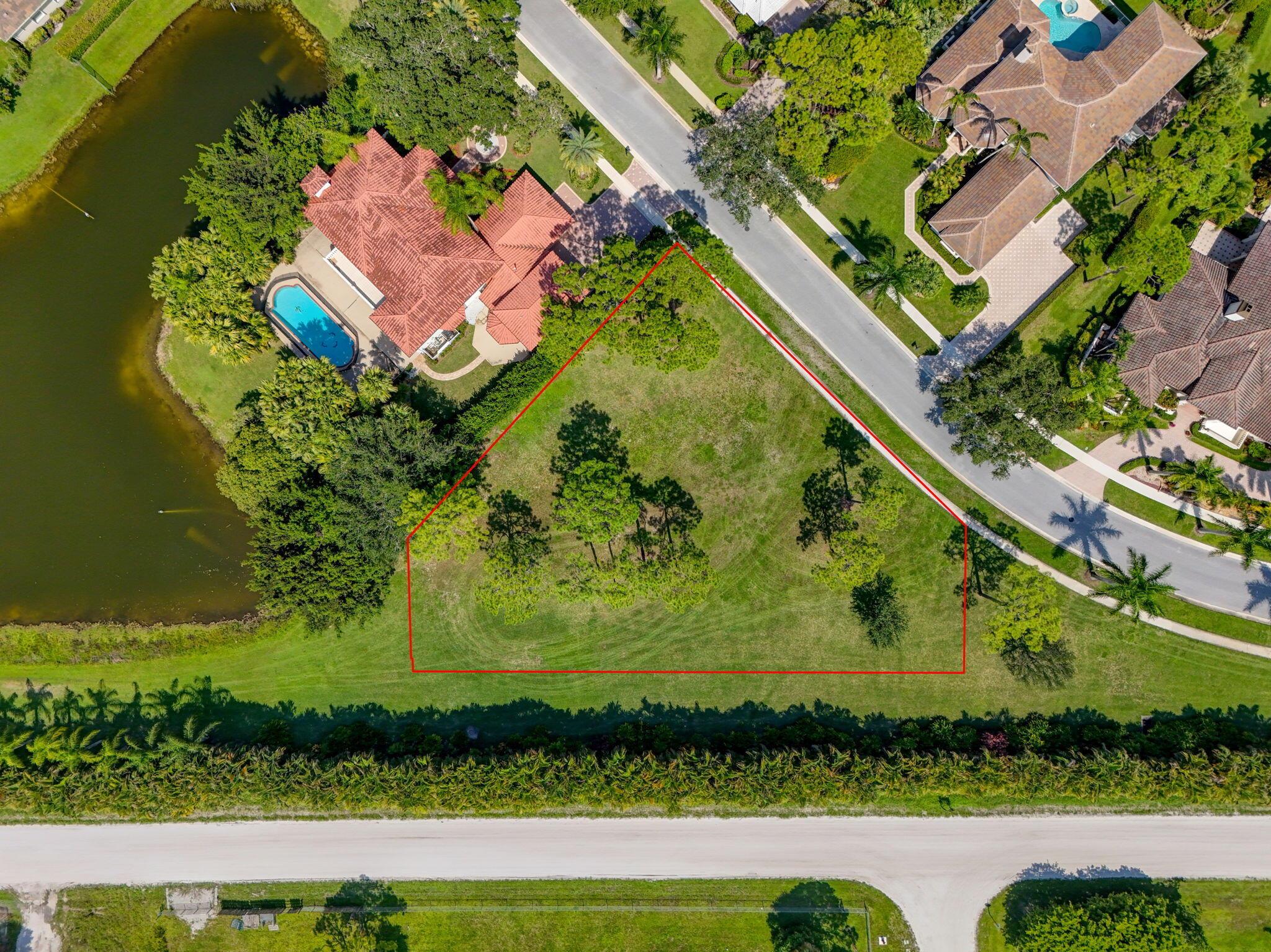 Build your dream home in Ibis! OVER 1/2 acre lot with long water views and a super bright Southeastern front exposure. Minimum 3,200 square feet is required and no more than 2 stories. Membership is only required once certificate of occupancy is given (not when lot is sold). POA charges a one time $7,500 capital contribution and the HOA charges $1,780 at closing. The only other lot available is almost DOUBLE the price! Do not miss this opportunity to build your dream home!