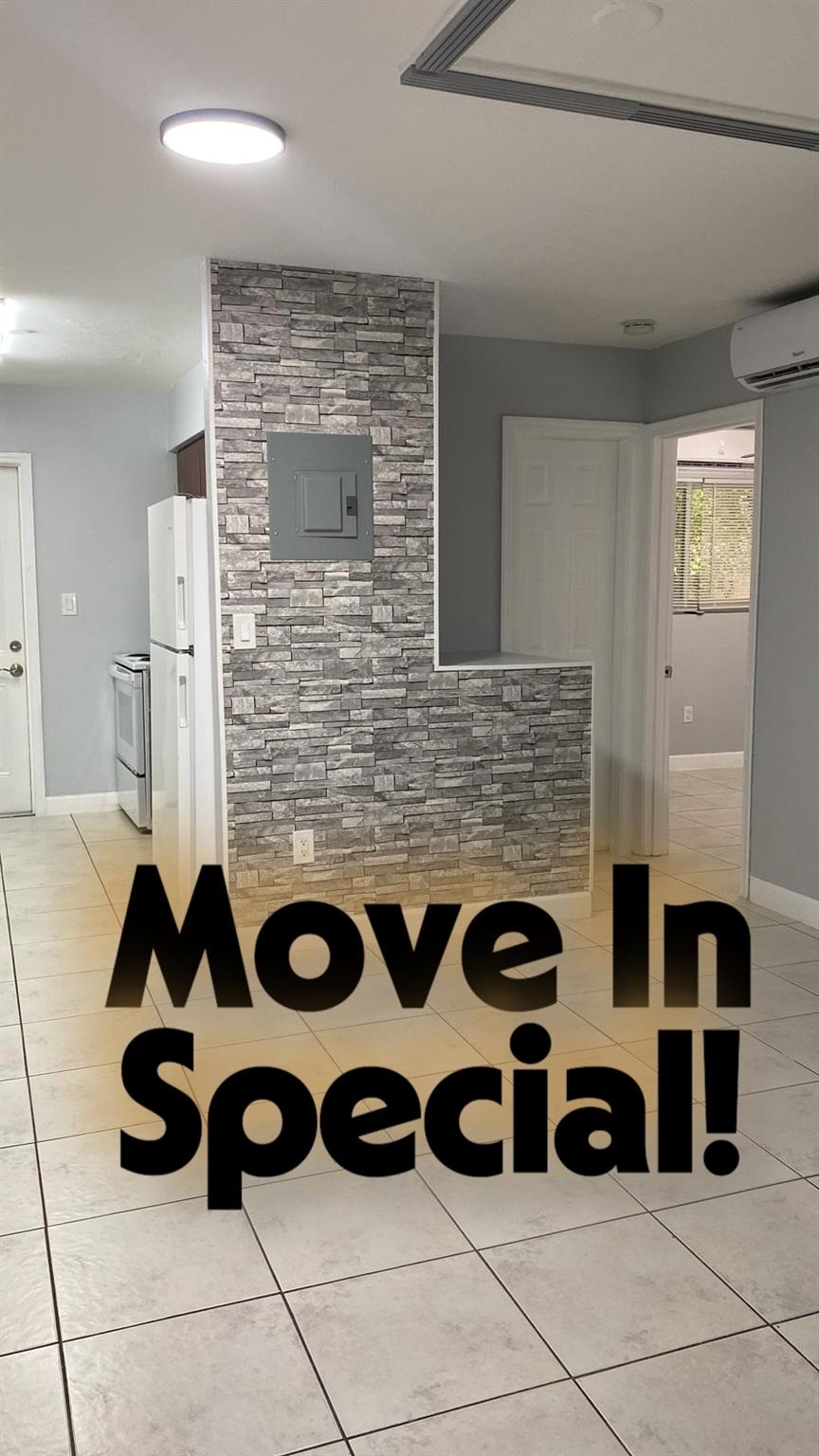 ***PROMOTION - $300 off Second Month's Rent*** Don't miss your chance to secure this fantastic 1-bedroom, 1-bathroom apartment in beautiful Miramar! Relax in your private, fenced in Backyard. Enjoy the convenience of on-site laundry and a dedicated parking spot. The application fee is only $75, and you'll need to cover the first month’s rent along with a security deposit to move in. This apartment is pet-friendly with a $250 application fee, but remember that aggressive breeds are not allowed. Act fast—this is a must-see and it won't last long!