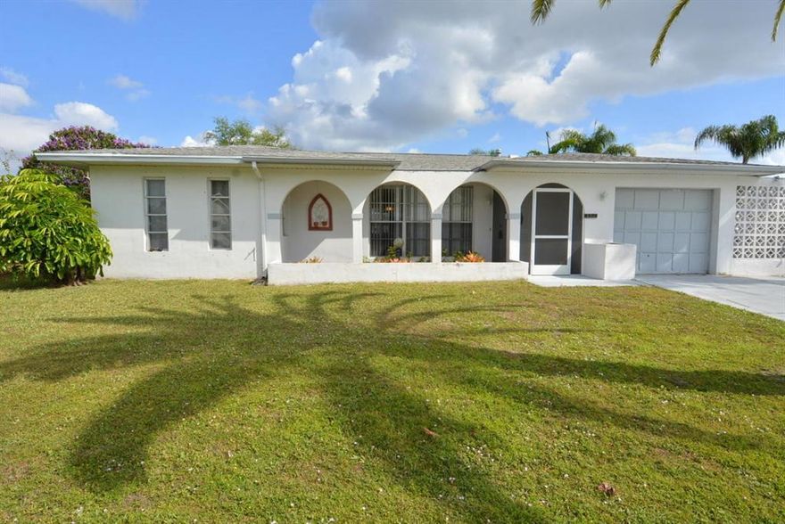 Home is move in ready. Home is located on a beautiful corner lot fenced in with a pool and with enough backyard space for you and your family, Screened in patio. Home is walking distance from pharmacy and the new WAWA gas station.Tenant is responsible for lawn care and pool maintenance.