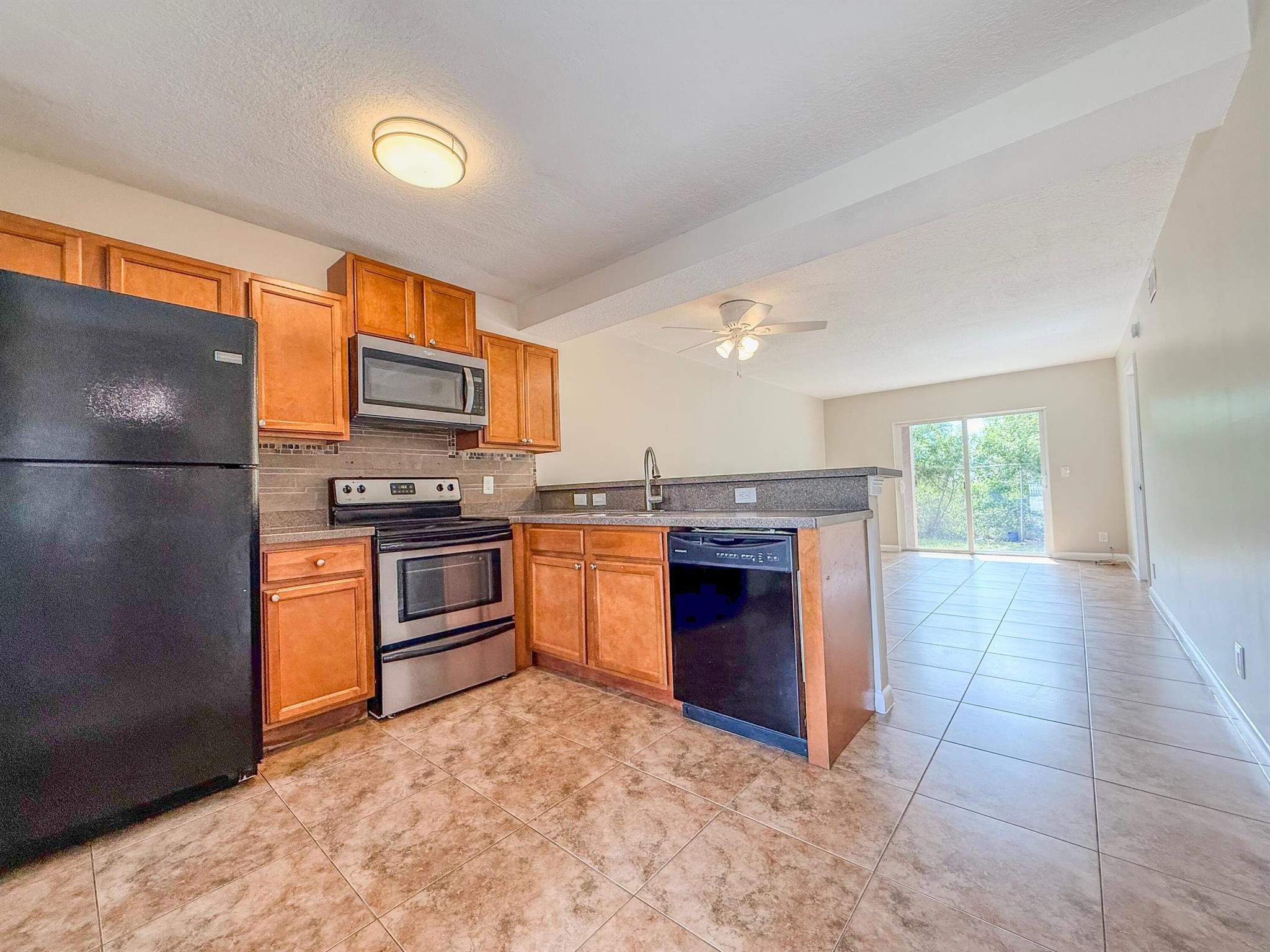 Incredible 3 Bed / 2 Bath 1st floor walk in all ready to go! Beautifully redone with newer kitchen, baths and living space. Open floor plan for all the best entertaining and family life. Washer/Dryer Inside unit! Private patio with a lovely garden view. Located in the heart of Boynton just minutes from the beach. This location offers you amazing shopping, grocery, restaurants, transportation, houses of worship, and so much more! Tenants pay all utilities. First, Last, and Security required upon move in.
