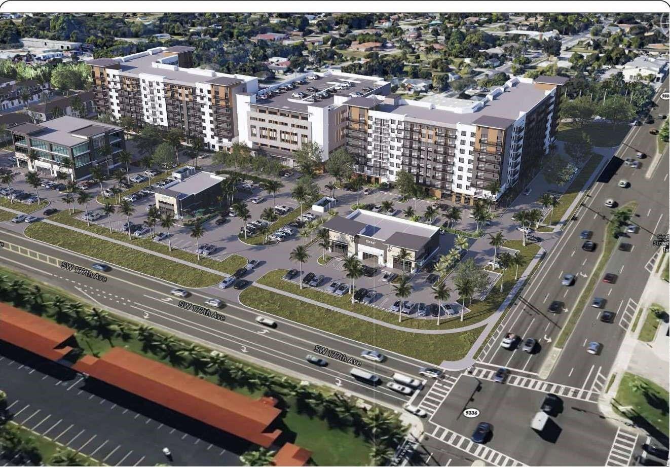 This rare and fully entitled mixed-use apartment project offers a unique investment opportunity at the gateway to the Florida Keys, located within the highly sought-after opportunities zone. Featuring two eight-story buildings, the first consists of 168 units while the second offers 175 units, at the prime corner of 344th Street/Palm Drive and Krome Avenue/177th Avenue. Adjacent to Lennar Homes with active multifamily residential development, this AAA location is ideal for capitalizing on the growing demand in the area. The project will be delivered fully zoned and entitled, with site plan approval and T-plat in place, and the land filled to grade with completed water, sewer, paving, and drainage infrastructure.