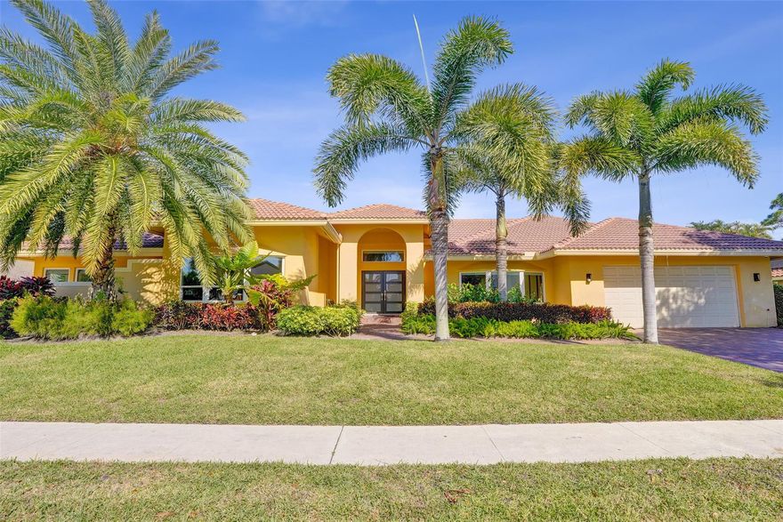 Welcome to 2675 NW 29th Street! Situated in the picturesque, highly sought after community of Boca Raton’s New Floresta, this spectacular + updated residence features a true split floor plan comprised of 4 beds + 3 full size tastefully updated baths. The open concept living, kitchen + formal dining areas feature high ceilings + unobstructed views of the private outdoor pool lounge area. The spacious family room includes a fireplace and features direct pool lounge access. The private primary suite features unobstructed views + access to the outdoor pool lounge + a recently updated primary ensuite bath. Full impact windows + doors complete this exceptional property.  Let's Take A Look!