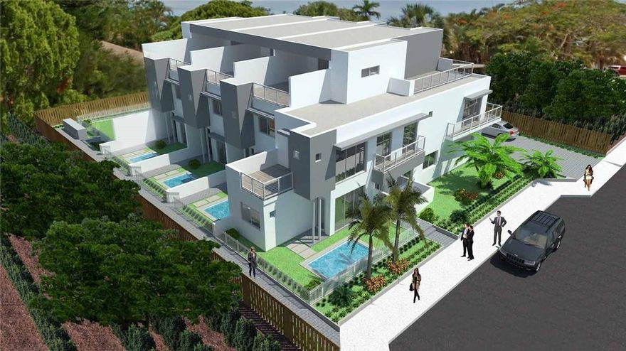 City of Fort Lauderdale-DRC APPROVED (16071) Permitting Plans are in their second round, so contact your Developers/Builders/Investors with Vision to see this OPPORTUNITY before it is gone. Prime Location in "East Lake Ridge". Location less then 2 miles to Beach & Wilton Manors & Las Olas. Short walk to Holiday Park, Publix, & Galleria Mall. Plans & Designs for 4 Ultra Modern-3 Story Town-homes with optional pools. We have a First Class Builder that will develop outstanding project - you bring the capital. Call Agents for further information and to review building plans/blueprints.