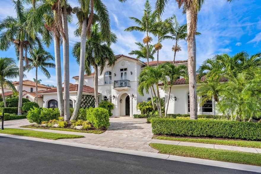This freshly renovated custom estate pool home in Palm Beach Gardens is nestled on the perfectly manicured streets of Frenchman's Reserve . Entering this home  through the black onyx solid mahogany front entry doors , you will immediately feel all 7,730 sq ft from the open floor plan and natural light.The newly renovated gourmet kitchen was freshly designed to incorporate the twin Viking refrigerators, Viking double oven/range with 6 gas burners, two Bosch dishwashers, built-in Viking microwave, built-in espresso machine, Viking wine refrigerator, two working islands and enormous amounts of storage in the solid wood custom cabinetry.This oversized owners suite features 10'' black oak floors and a sitting area which is next to one of the most stunning home offices with