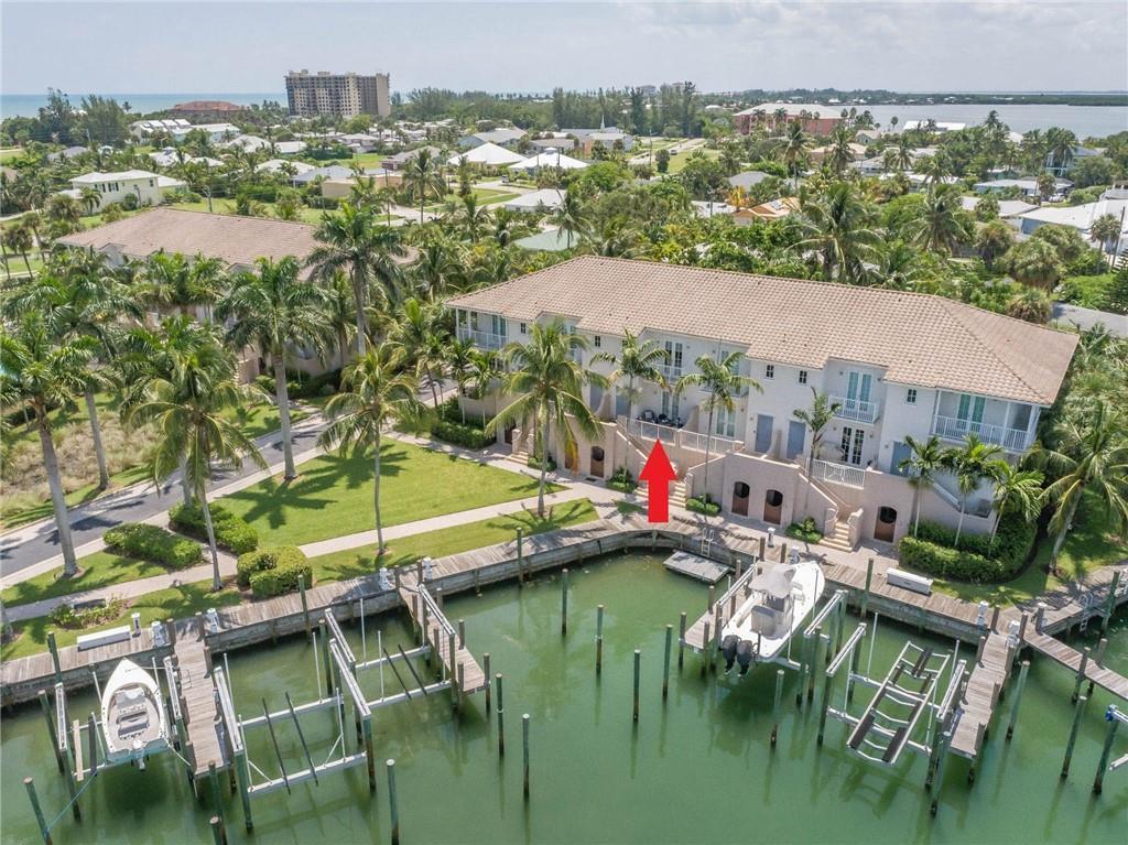 Luxurious waterfront townhouse in Thumb Point with boat dock. Owner will rent one or more years. 3 Bedrooms, 3 Full Baths, all en-suites. Unbeatable water views & sunsets. Includes 70 ft boat dock for up to 35 ft vessel. Tandem 2 car garage will fit your golf cart. Quick access to the Intracoastal and Inlet! Impact windows & doors, Brand new A/C, crown moldings, granite kitchen w/SS appliances, fire sprinkler system in unit. Featuring clubhouse, pool, harborside grill area, beautiful fitness center, party room, fireplace, gated entrance. Located close to the beach and on the river.