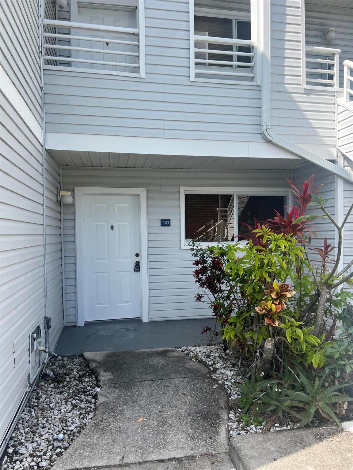 2 Bed 2 Bath first floor corner unit.