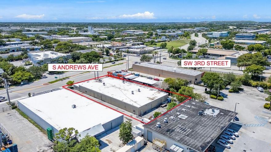 BRAND NEW ROOF, JUST PASSED 40 YEAR RECERTIFICATION Free standing 15,315 square foot industrial property in the heart of Pompano Beach. Located on Andrews Ave, just a few blocks from Atlantic Blvd and I-95 interchange. Property has great frontage on Andrews Ave among a surge of new development in the area. The property is currently divided between 8,000 sq. ft. of warehouse space and 7,300 sq. ft. of office.