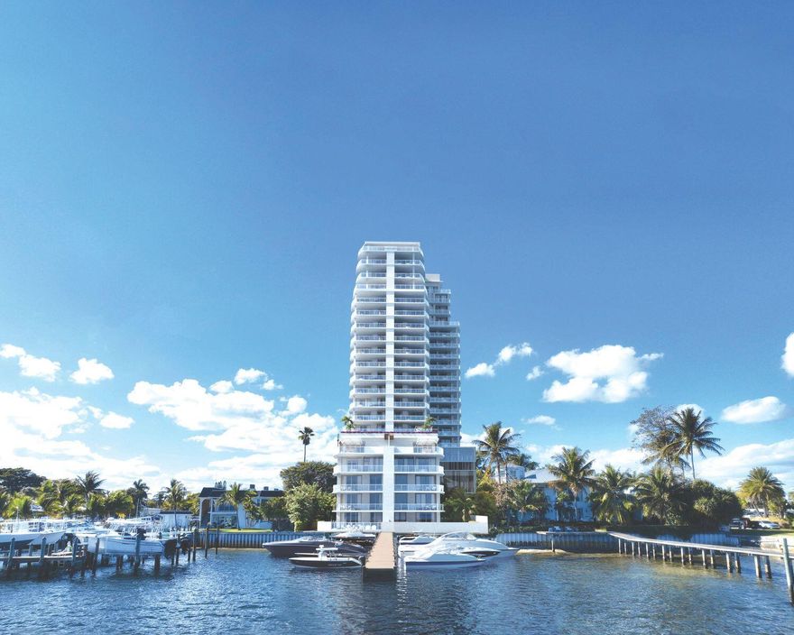Welcome to ALBA, a private, boutique development directly on the intracoastal in West Palm Beach. With 55 exclusive residences, Alba offers breathtaking views of Palm Beach, the Intracoastal, the Ocean, and Downtown. Experience the ultimate in waterfront living in this new construction building designed by Spina O'Rourke + Partners.Residence 902 features 3 bedrooms, 3.5 bathrooms, and a spacious 556-square-foot terrace complete with a summer kitchen and stunning corner southeast views. Floor-to ceiling hurricane-resistant windows highlight the expansive water views, while the  open-concept Italkraft kitchen includes professional-grade SubZero(r) and Wolf(r) appliances. The building features 2 pools, fitness center an spa, private waterfront dining room, and 24 hour Valet and Security.