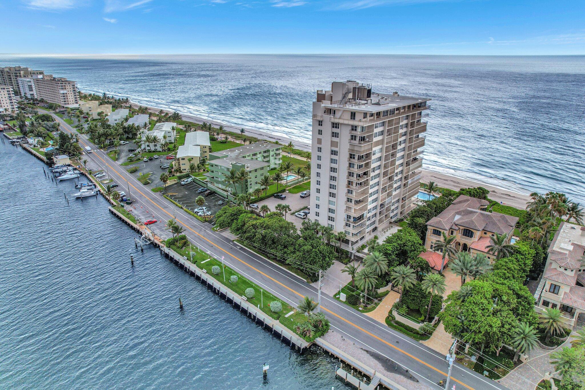 Escape to your own slice of paradise this winter at our stunning 7th floor condo with breathtaking ocean and intracoastal views. This luxurious spacious condo boasts 3 bedrooms and 3 bathrooms, perfect for a comfortable and relaxing stay. Features a convenient laundry room. Large living room with breath taking views. Located in a high-rise oceanfront building on Hillsboro Mile, you'll have access to a private pool, gym, sauna, and direct beach access. Spend your winter months soaking up the sun, taking leisurely strolls on the beach, and enjoying the tranquility of coastal living. Don't miss out on this opportunity to experience the ultimate in relaxation and luxury. Call for a private showing!