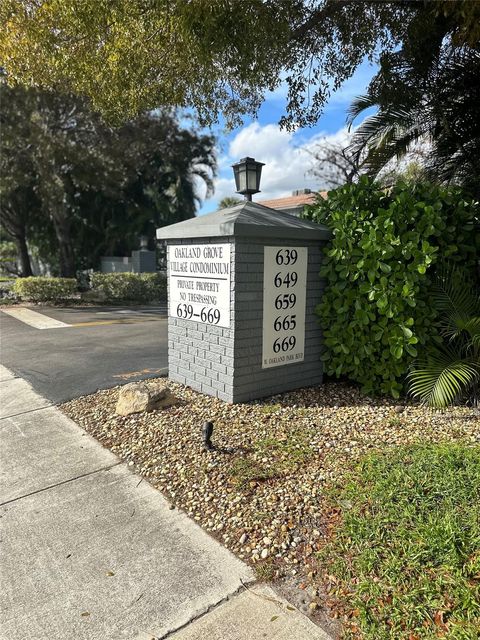 A home in Oakland Park