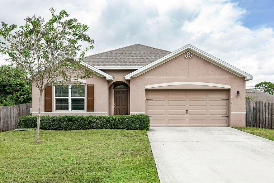 Newer home in quiet neighborhood, one owner, never rented previously. 4 bedrooms. Gorgeous stone accent wall in spacious living area. Huge walk-in master closet. Sleek dark cabinetry throughout. Kitchen with modern stainless steel appliances and ample kitchen counter space with room for bar seating. Cozy patio overlooks large fully fenced yard surrounded by lush tropical landscaping. Perfect for kids and pets. Quick drive to I95 and the turnpike with parks, shopping, schools and a library nearby.Landlord is responsible for trash/recycling, pest control, and landscaping. Renter is responsible for water/sewer, electricity, and internet. 1 year lease term. No smoking in the house. Landlord is local, a real person, and will be available when you need them.