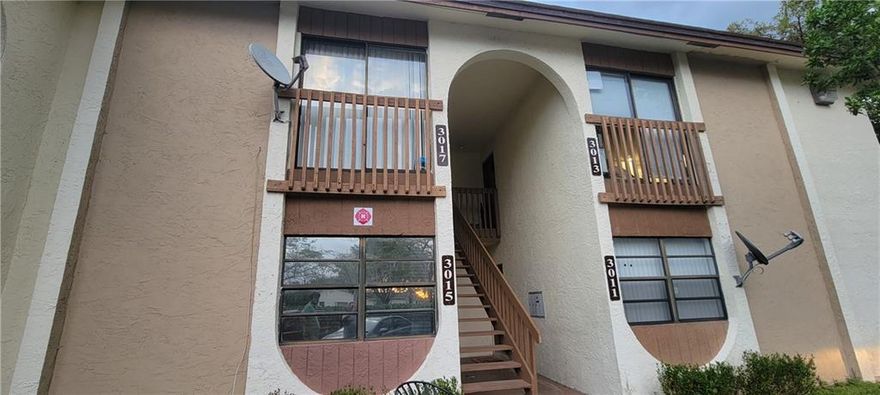 Beautiful 2 bedroom 2 Bath Condo Facing the pool area.  Updated Kitchen and Bathrooms, Newer AC Unit, Washer Dryer in unit, tile floors and carpets, conveniently located to major highways, restaurants, and shopping.  Can rent immediately from day 1. Centrally located to major highways, restaurants and shopping.