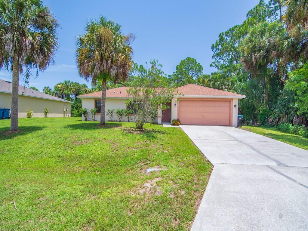 Great investment home or starter home! Welcome to this single-family residence, offering 3 beds /2 bath with attached double garage that is ready to move in and make it your own. The possibilities are endless with this one. No HOA means freedom to personalize to your heart's content. Embrace the Florida lifestyle in this serene heaven, where comfort meets convenience. It is conveniently located to easy access to shopping, schools, hospitals, businesses, restaurants, and easy access to I-95. Plus, being just a short drive to Melbourne, you'll have even more amenities at your fingertips. For those seeking adventure, Palm Bay offers an array of outdoor activities year-round and is about one hour to Orlando parks!