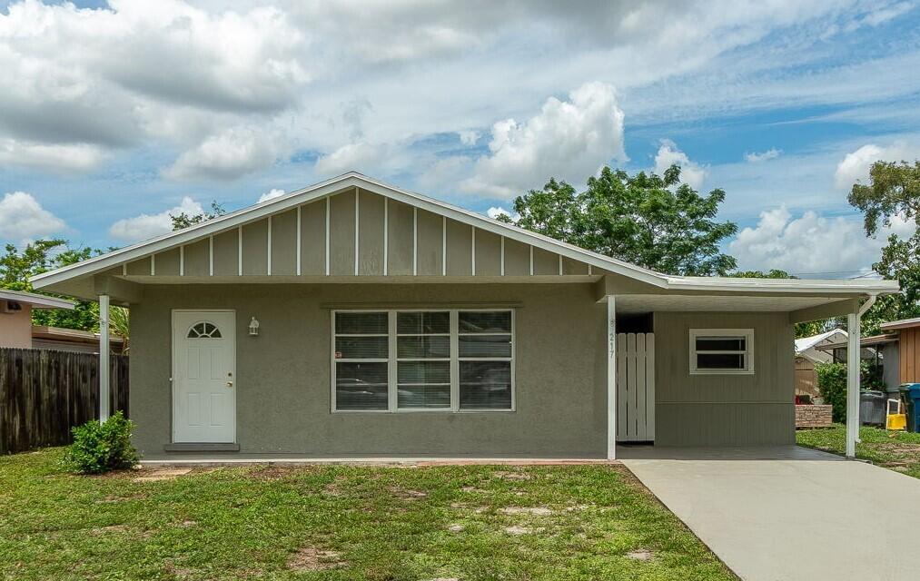 Charming Renovated 3-Bedroom Home with Bonus Room - No HOA!Welcome to this beautifully updated 3-bedroom, 2-bath single-family home, complete with a bonus room perfect for a home office or guest space. Recently renovated, this move-in ready home features a modern kitchen with updated cabinets, stainless steel appliances, and granite countertops. Both bathrooms have been tastefully remodeled with contemporary finishes. Enjoy year-round comfort with a newer A/C unit and water heater, and peace of mind knowing the roof is only 2 years old. Step outside to a stunning paved backyard patio, ideal for entertaining, featuring a brand-new gazebo for shade and style, fenced in backyard. Don't miss this gem that combines comfort, functionality, and freedom.