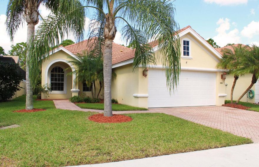 Don't miss this two bedroom in the pristine gated community of Lake Charles. Priced to sell, this home offers the perfect space for the winter months or your permanent move to paradise. The spacious living area and large screened in patio are perfect for entertaining. The oversized laundry room and two car garage offer plenty of storage space. Located in the heart of Saint Lucie West and close to the beaches. Call today for a private viewing!