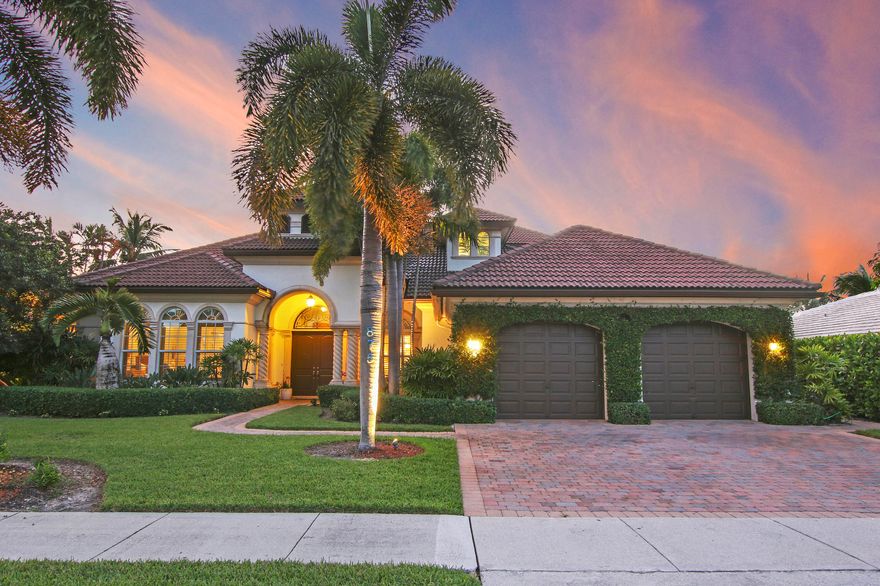 Located on the Village of North Palm Beach's most desired waterfront street, this 5 bedroom, 5 bathroom home offers 100 ft. of deep water frontage on a wide canal with no fixed bridges! The living room's pocket sliders open to the covered patio, summer kitchen & pool area, ideal for entertaining South Florida-style. Enjoy breathtaking sunsets from the oversized balcony. The spacious floor plan includes a large bonus room with a wet bar, 2-car garage with plenty of storage and a new private dock with a boat lift. The home's prime location not only provides direct ocean & Intracoastal access with no fixed bridges but is also just down the street from the newly remodeled North Palm Beach Country Club and its Jack Nicklaus-designed golf course.
