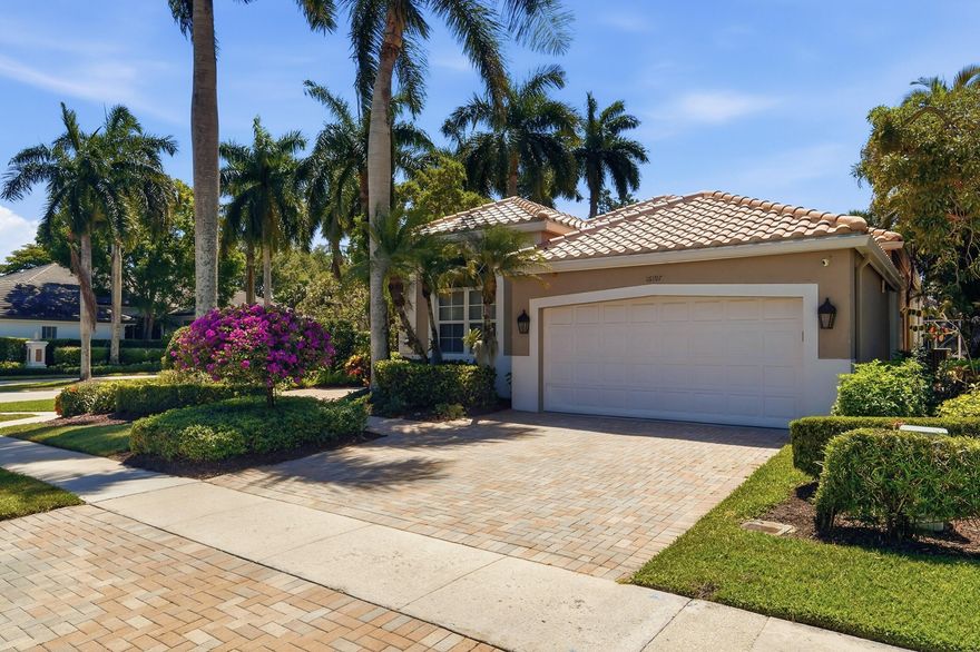 Enter this exceptional sun-filled 3BR/4BA home with thoughtful design. Full-glass French door entry opens to a striking coffered tray ceiling. Spacious living room with floor-to-ceiling windows overlooks lanai and private pool, seamless indoor-outdoor flow. Chef's kitchen offers ample counter and cabinet space for living and entertaining. Bedrooms feature natural light and recessed ceilings. Primary suite overlooks pool with private access, dual closets, spa-like bath, soaking tub. Set on 6,700+ sq ft corner lot with privacy, lush landscaping, 2-car garage. Located in Addison Reserve gated country club with mandatory with full golf membershipequity membership on three nine hole championship golf course, tennis, fitness, dining. Near A+ schools, Atlantic Ave, beaches, Mizner Park, airports. Furniture and furnishings available, golf cart separate. All measurements are approximate, subject to error, omission, and changes without notice. Please contact Denise Sari at Club Membership for additional information concerning any questions  about the golf.,