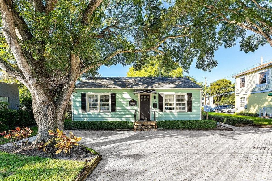 Located on highly visible N Swinton Avenue and 1.5 blacks from Atlantic Ave in Delray Beach, this commercial/mixed-use property offers 2 separate Office structures on a 9,871 sf lot with ample on-site parking. The front building directly fronting Swinton Avenue is 936sf with 4 private offices, a shared conference room, & 1 bathroom & space to park up to 5 vehicles. The rear structure is 684 sf & has been tastefully updated. It features an open office workspace with room for multiple desks, a kitchenette, 1 private office,storage closet, a bathroom, & 4 dedicated parking spaces accessed via the rear alleyway. This versatile property presents an excellent opportunity for owner-users or investors seeking flexibility in an absolutely prime walkable downtown Delray location. OSSHAD