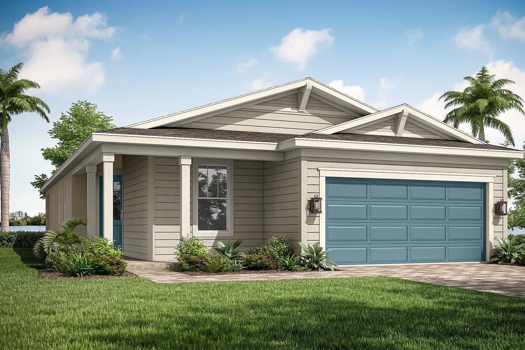 Enjoy the comfort of opening the door and coming home to the Aspen. This 1,723 square foot home is perfect for young families, families looking to downsize, singles, and everyone in between. Enter through the side porch through to a cozy and comfortable 2 bedroom, 2 bath home. For additional space, find a convenient flex space to use as you choose. A substantial walk-in closet makes for a desirable owner's suite that overlooks a spacious covered lanai to relax and entertain in the rear.