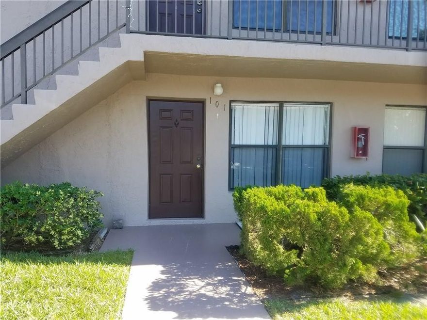 2 bedroom, 2 bathroom unit on the 1st floor at Winding Lake at Welleby.  Mexican tile throughout the living area with laminate in the bedrooms. Washer and dryer in the unit. All ages, tennis, pool, pet friendly, low association fee. Great schools, close to Sawgrass Mills Mall, other shopping and highways. Approved for VA buyers.  Maintenance is $235/month and includes exterior and cable.