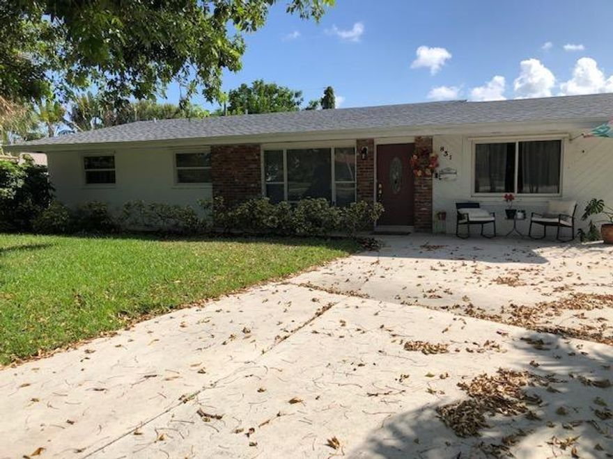 DON'T WAIT, ACT FAST. THIS WON'T LAST. DESIRABLE AND MUCH SOUGHT AFTER COVE LOCATION, JUST MINUTES FROM THE BEACH! THIS 3 BEDROOM 2 BATH, WITH EXTRA LARGE BACK YARD, PATIO AND SUPER LONG DRIVEWAY WHICH IS PERFECT FOR AN RV OR BOAT, AND CAN ACCOMMODATE 6-8 CARS. NEWER A/C, ROOF, AND HOT WATER HEATER. HUGE FAMILY ROOM, BREAKFAST BAR, EXTENDED KITCHEN AREA, LAUNDRY ROOM. HURRICANE SHUTTERS. GREAT HOUSE, GREAT AREA, MAKE IT YOURS. SUGGESTED TITLE CO: TITLE NETWORK SERVICES INC