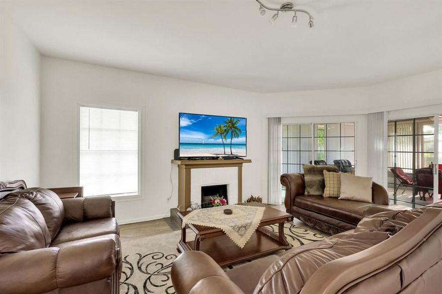 Enjoy Florida Living in this Fully Renovated 3Bed/2Bath Townhome in PGA Village! Open Concept is Perfect for Entertaining w/ a Fireplace in the Family Room. Dining Area Adorned w/ Wainscoting & a Bright, Inviting Kitchen Featuring Modern Cabinets & Hardware, Tile Backsplash, Butcher Block & Quartz Countertops, SS Appliances & Breakfast Bar. Master Suite Boasts Walk-in Closet w/ Custom Built-ins & Master Bath w/ Barn Door, Dual Vanities & Tiled-in Shower. Fall in Love w/ the Screened Porch & Teakwood Plank Ceiling! Other Features Include Vintage Style Tile in Guest Bath, Custom Built-ins in Laundry Room, Wood Grain Tile in Bedrooms, Mature Landscaping & Water Views. Desirable Community Amenities Include Cable, Internet, Building Insurance, Lawn Care, Security , Pool/Clubhouse & MORE!