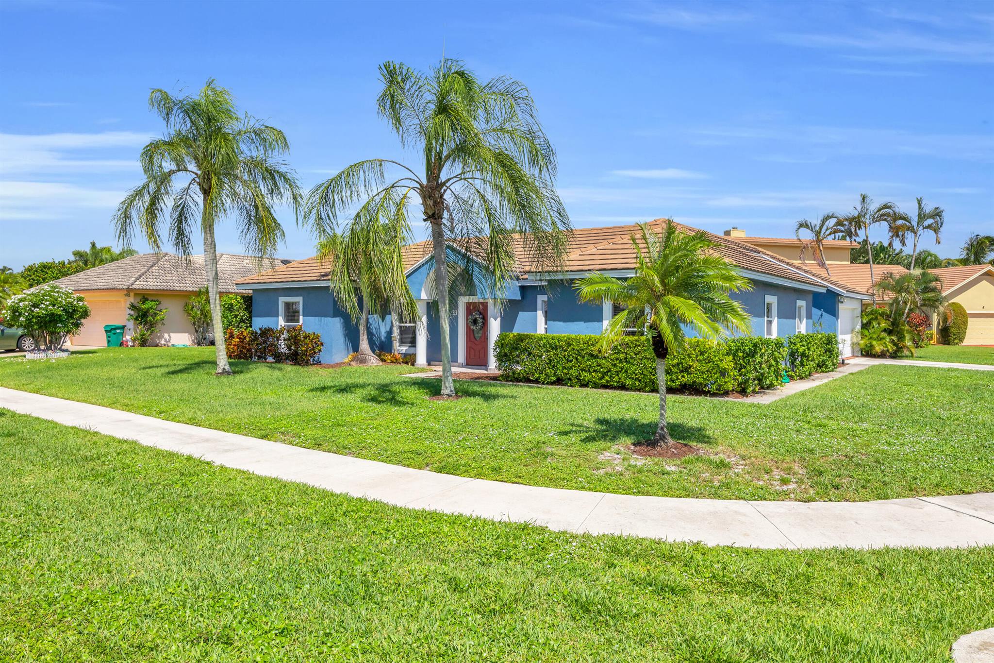 Ready to see this three bedroom, three bath home with den, pool and two car garage in Tequesta? Situated on a corner lot inside a cul-de-sac on a quiet street, this CBS built home has tall ceilings in the living space with beams and pecky cypress. Coupled with the detailed ceiling trim in the formal dining room makes for a dramatic space. The pool patio is expansive with a covered porch to reflect. A recently remodeled, large kitchen and dinette area can host with the best of them. The den could be used as an en-suite bedroom by adding a closet. Come see this home today!